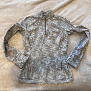 Lululemon Gray Quarter-Zip Pullover